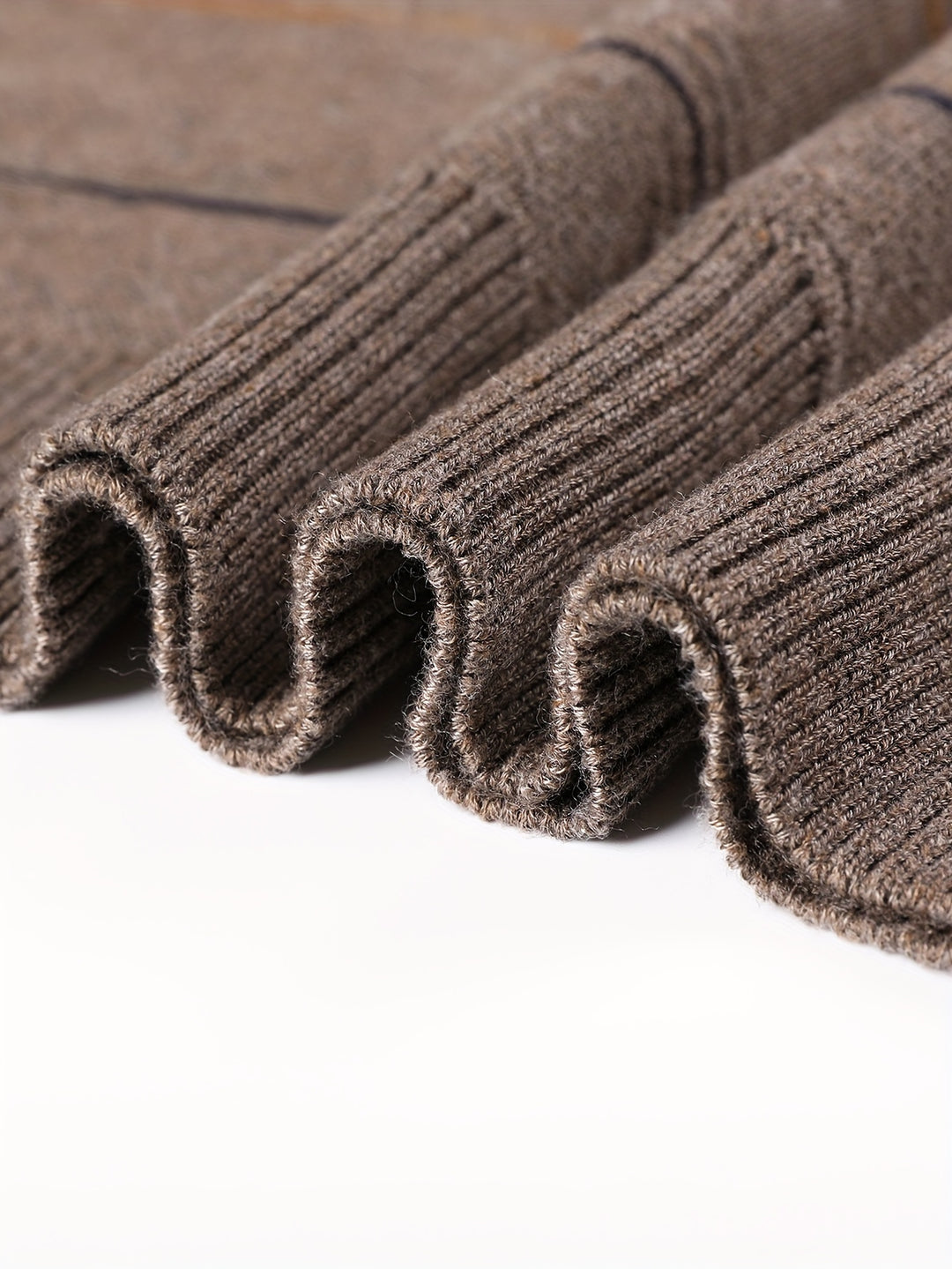 Tristan | Half-Zip Ribbed Knit Sweater