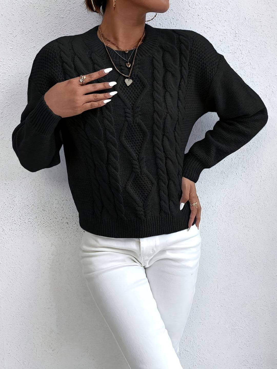 Gwendolyn | Chunky Cable-Knit Jumper