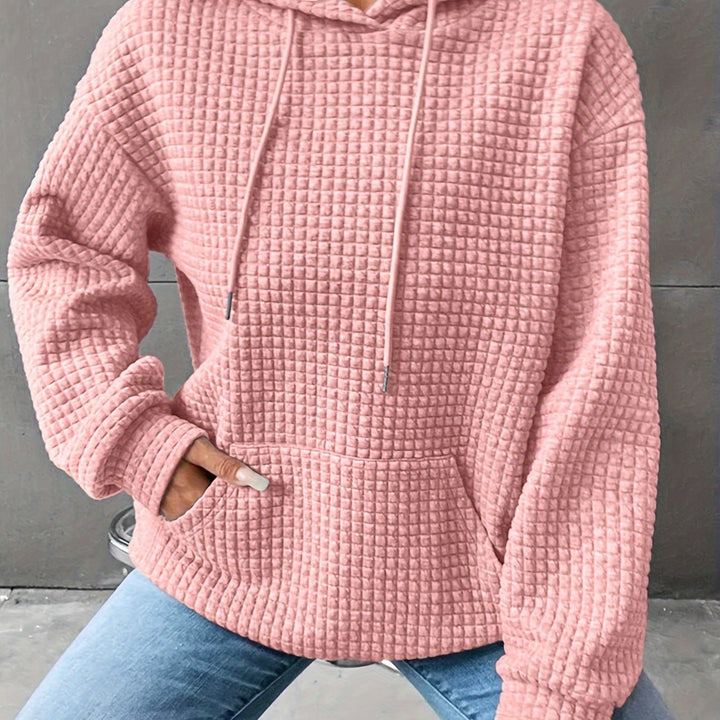 Rosaline | Textured Relaxed Hoodie