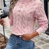 Naomi | Cable-Knit Turtleneck Jumper