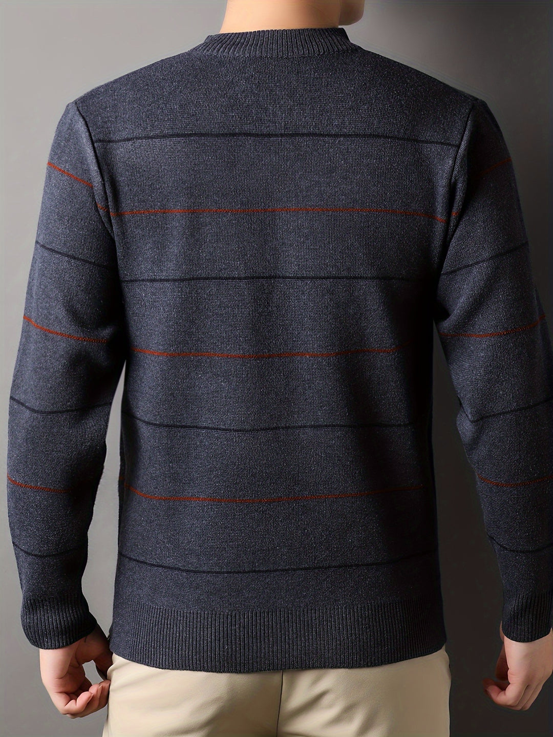 Tristan | Half-Zip Ribbed Knit Sweater