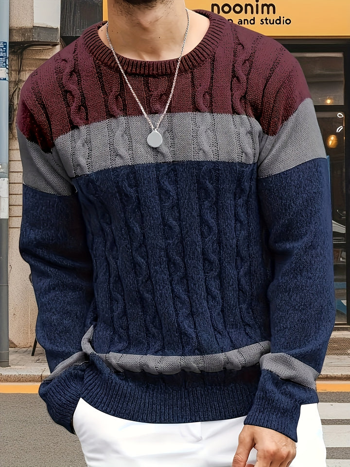 Bradley | Textured Cable-Knit Sweater