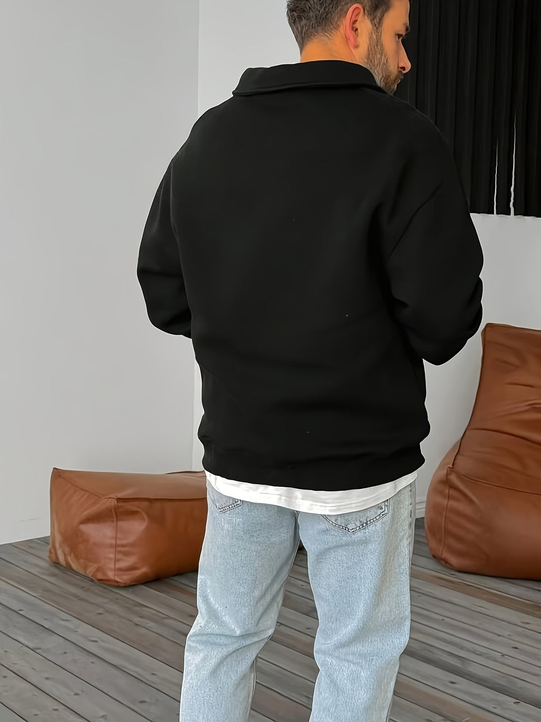 Gideon | Collared Half-Zip Sweatshirt