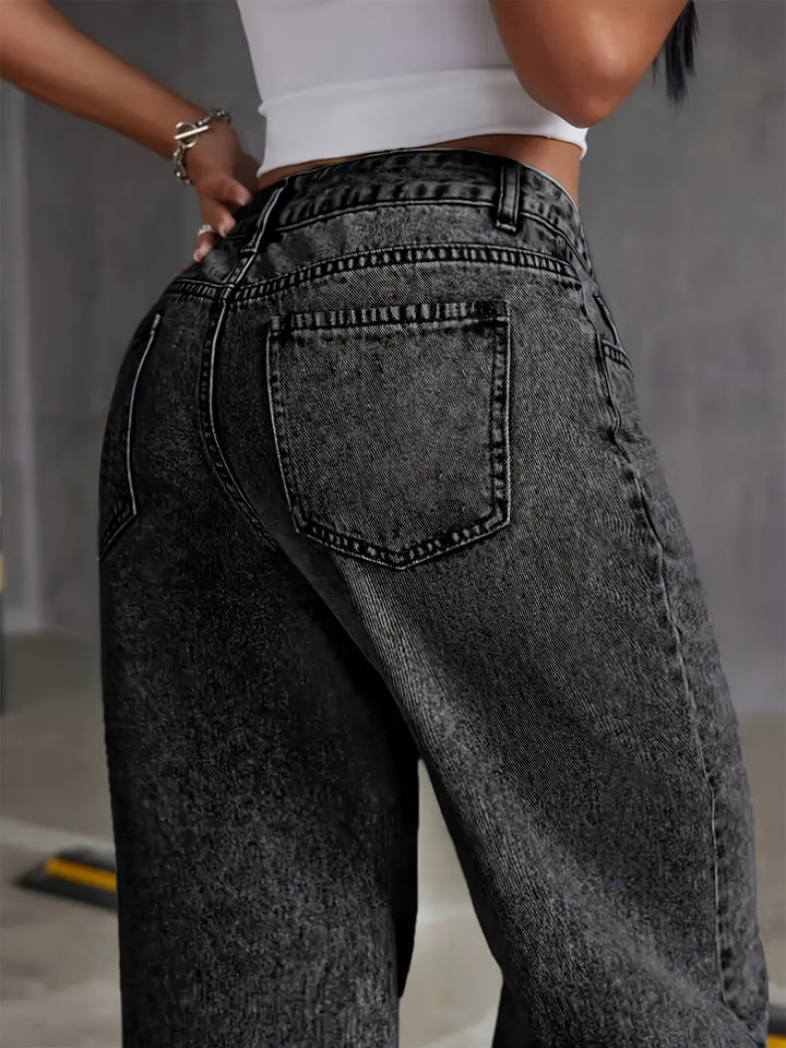 Annabel | Wide-Leg Straight Jeans