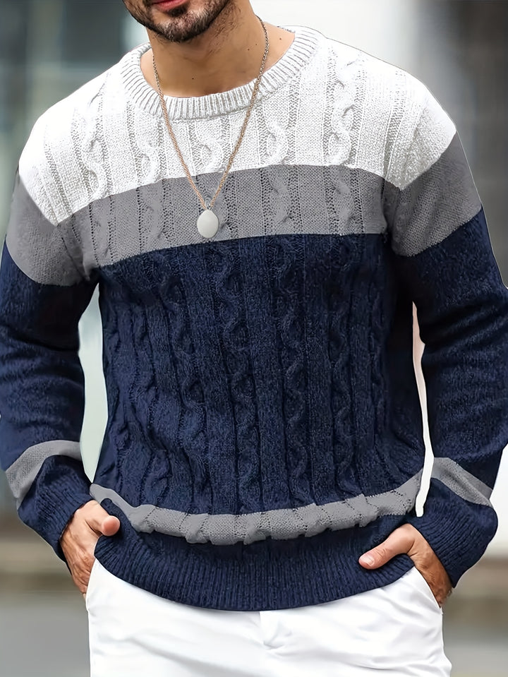 Bradley | Textured Cable-Knit Sweater