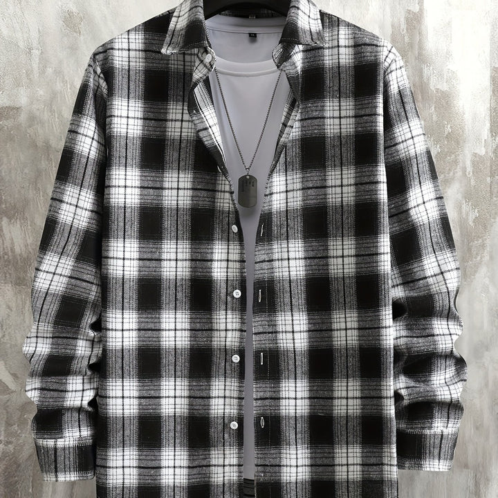 Clayton | Relaxed Checked Long-Sleeve Shirt
