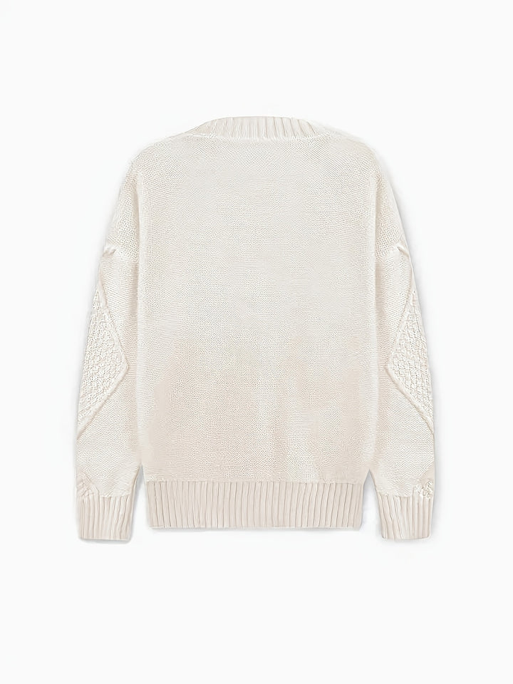 Harlow | Cable-Knit Button Cardigan