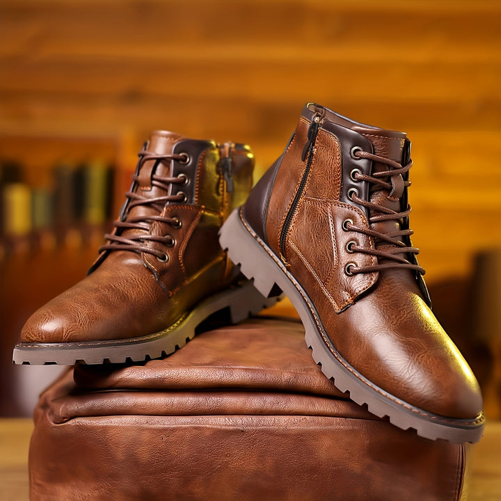 Rhys | Rugged Lace-Up Boots