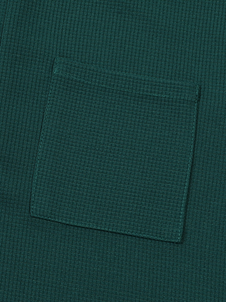 Dawson | Textured Long-Sleeve Henley Shirt