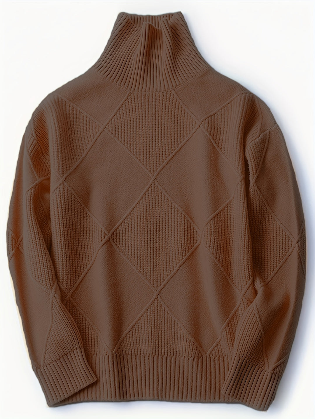 Freya | Textured Turtleneck Sweater