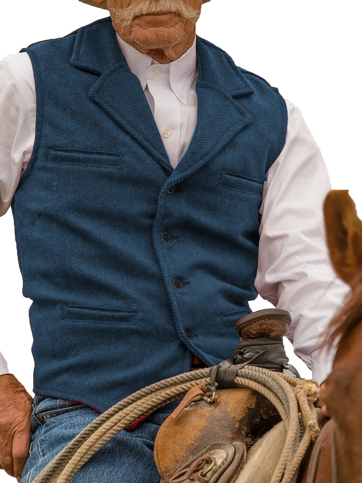 Rhodes | Heritage Herringbone Waistcoat