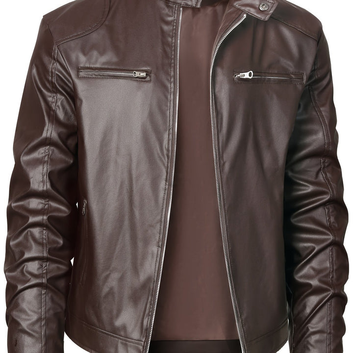 Wallace | Stand-Collar Moto Jacket