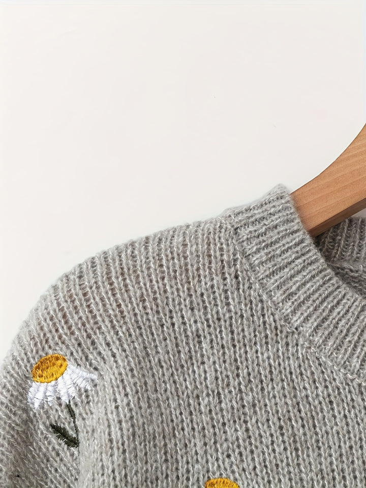 Lena | Blossom Embroidered Sweater