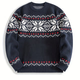 Fabian | Nordic Patterned Crewneck Sweater