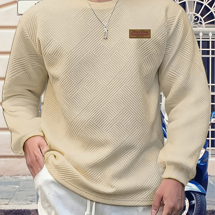 Camden | Textured Crew Neck Sweatshirt