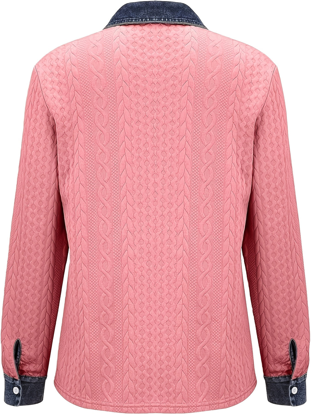 Melanie | Textured Contrast Cardigan