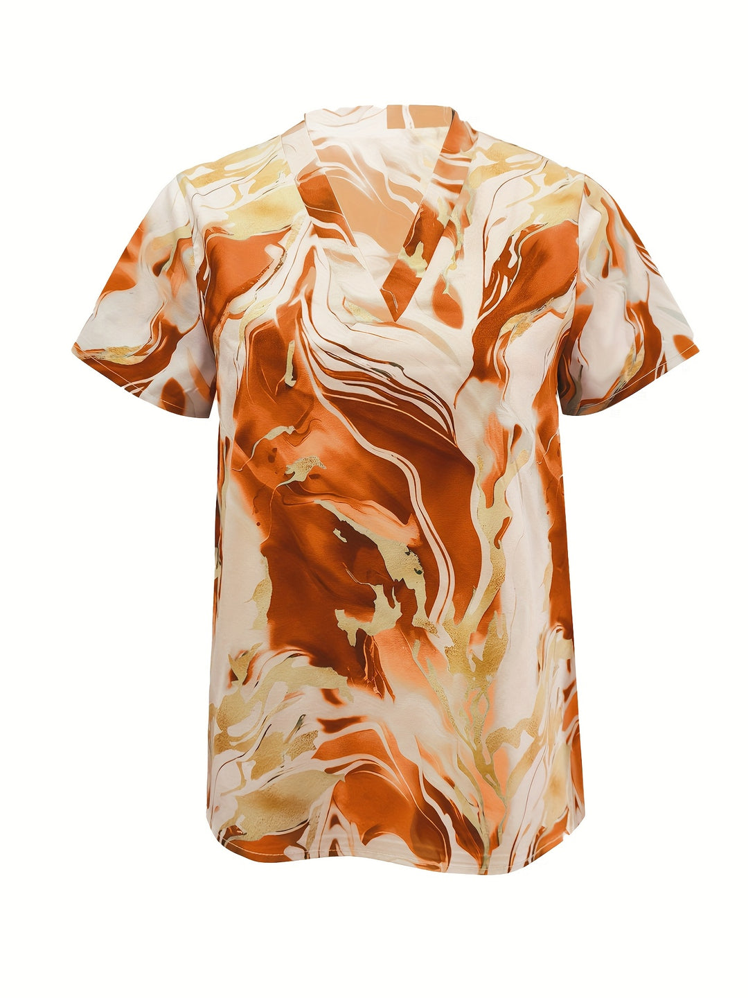 Nadine | Flowing V-Neck Blouse