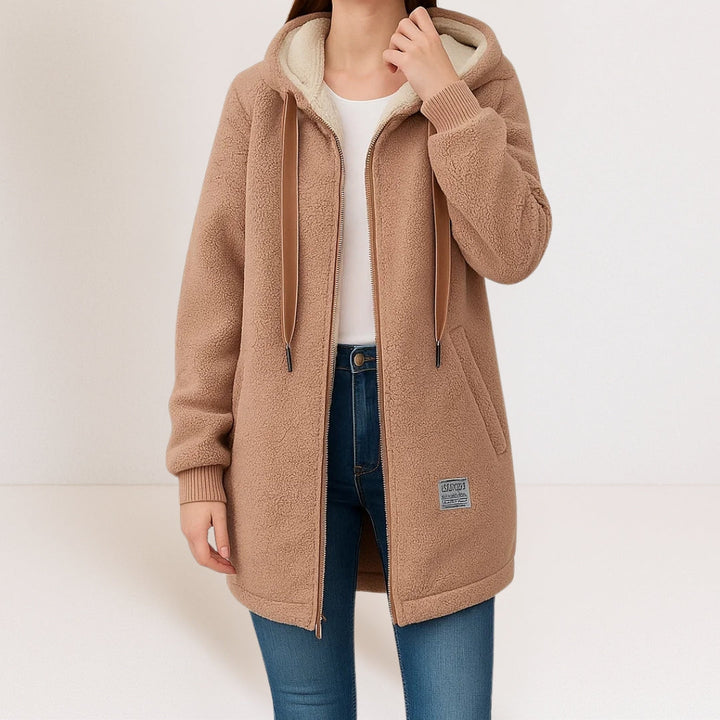 Georgia | Cosy Hooded Longline Jacket