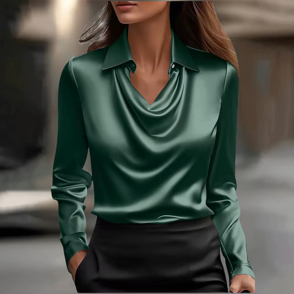 ROSANNA | ELEGANT SATIN BLOUSE