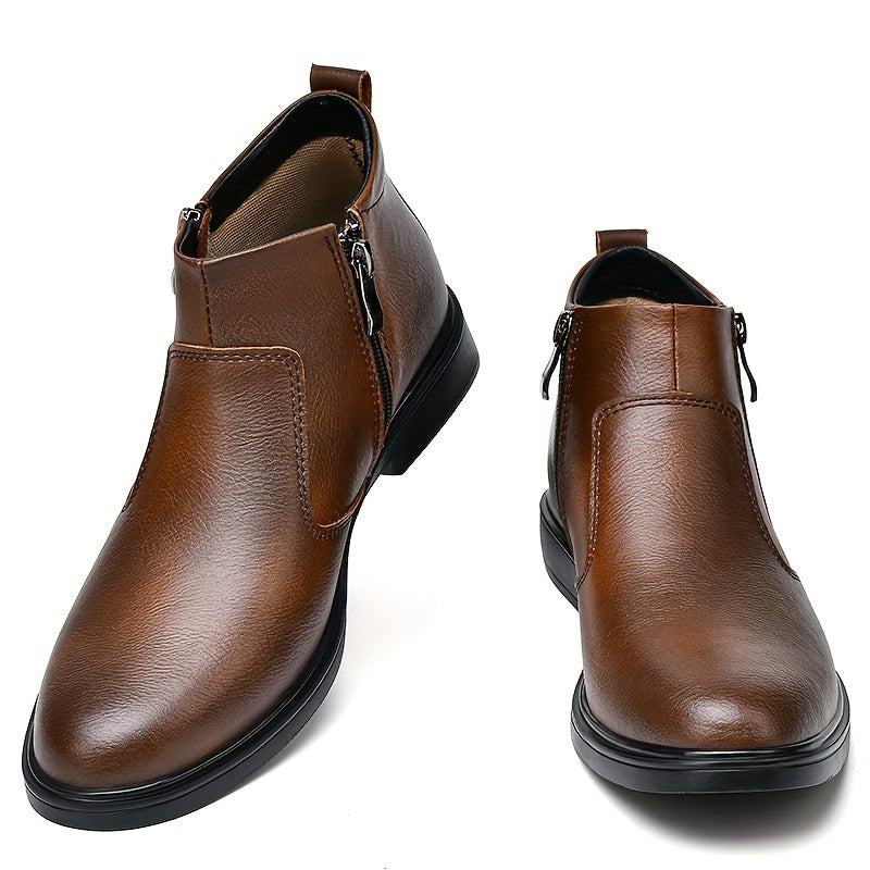 Sheldon | Warm-Lined Zip-Up Ankle Boots