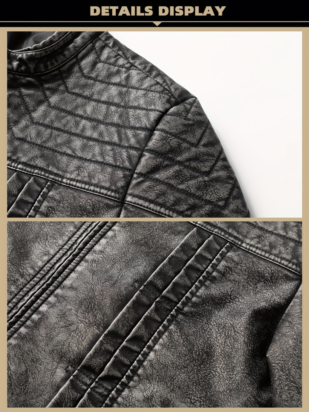 Hartley | Distressed Vintage Biker Jacket