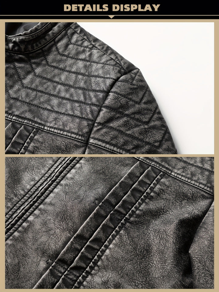 Hartley | Distressed Vintage Biker Jacket