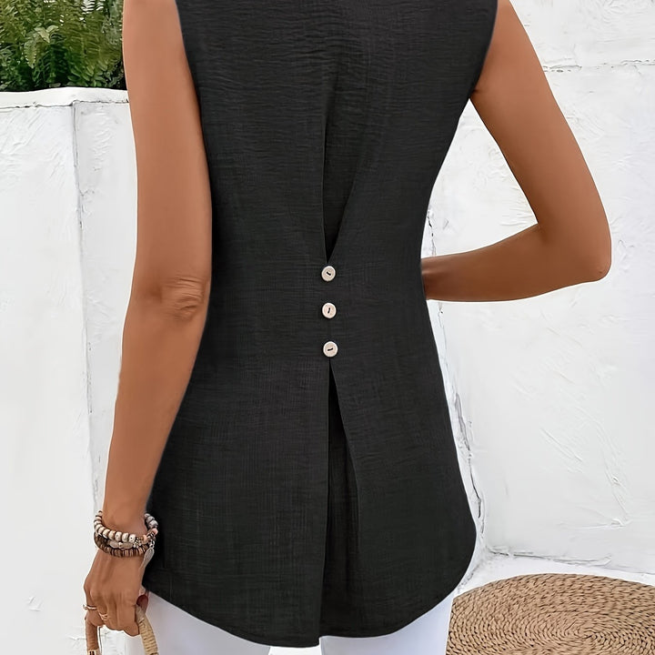 Tabitha | Sleeveless Tunic Blouse