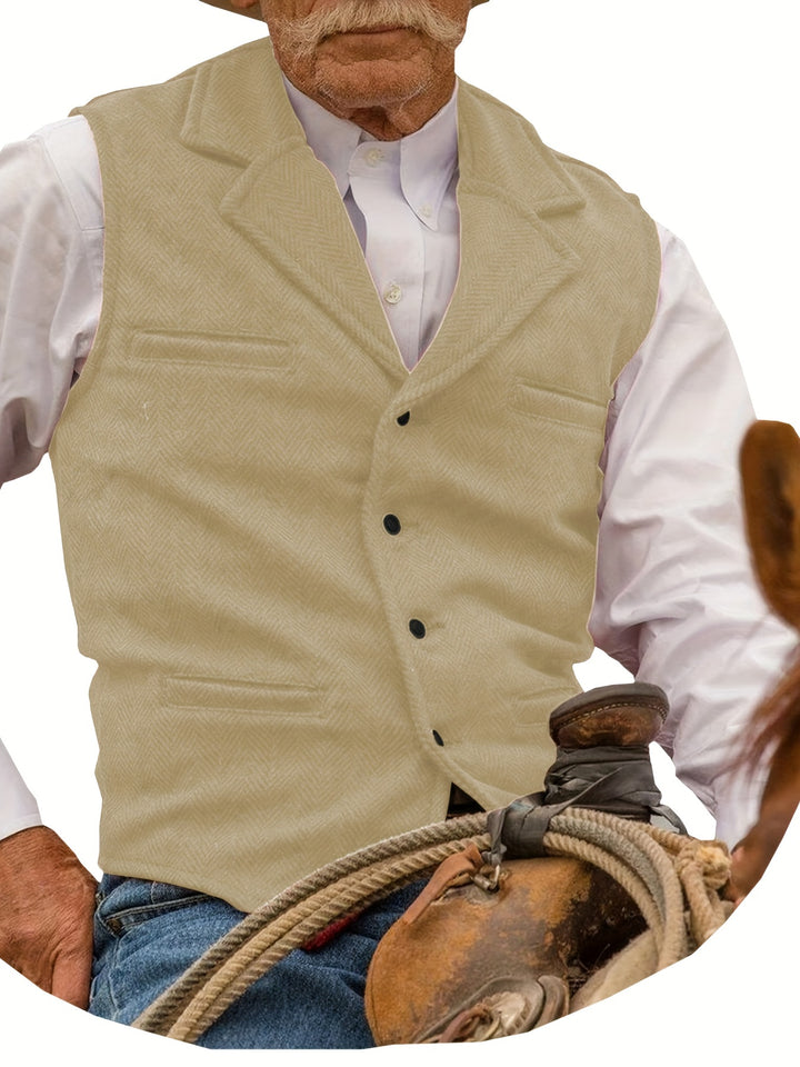 Rhodes | Heritage Herringbone Waistcoat