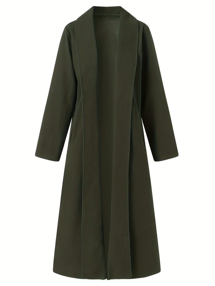 Gwendolyn | Draped Longline Coat