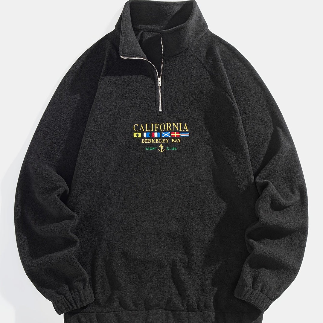 Nathan | Quarter-Zip High-Neck Sweatshirt