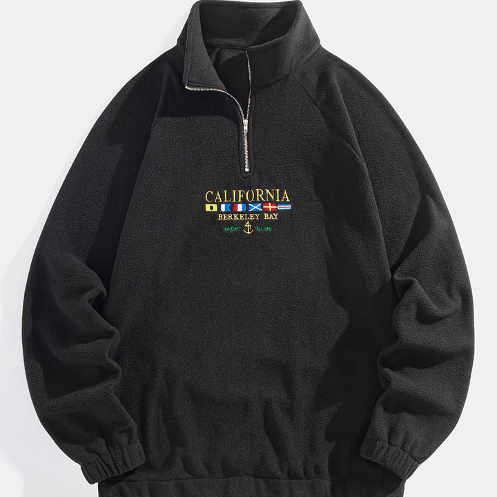 Nathan | Quarter-Zip High-Neck Sweatshirt