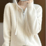 Cassidy | Cosy Hooded Zip Cardigan