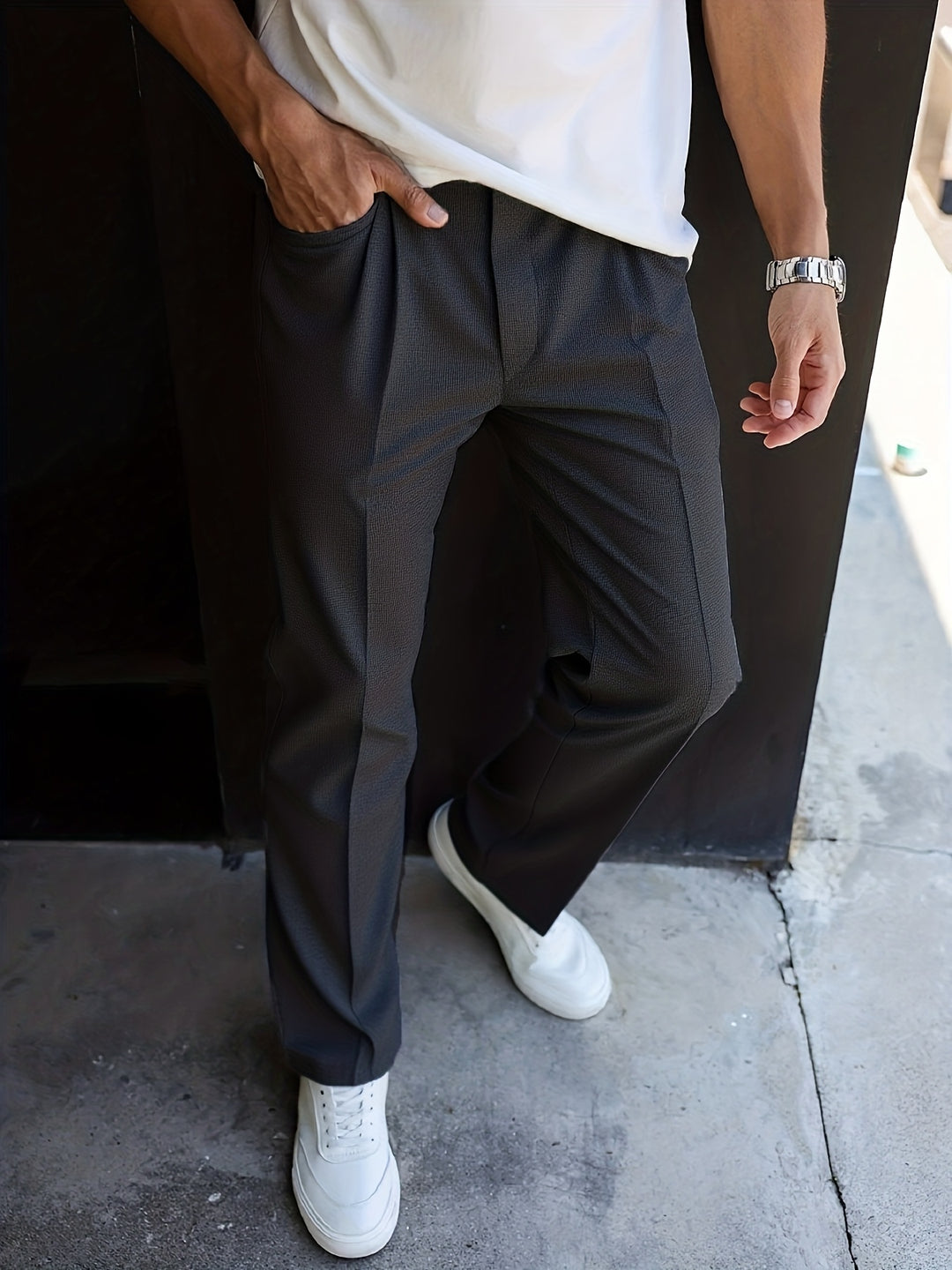 Hollister | Tailored Straight-Leg Trousers