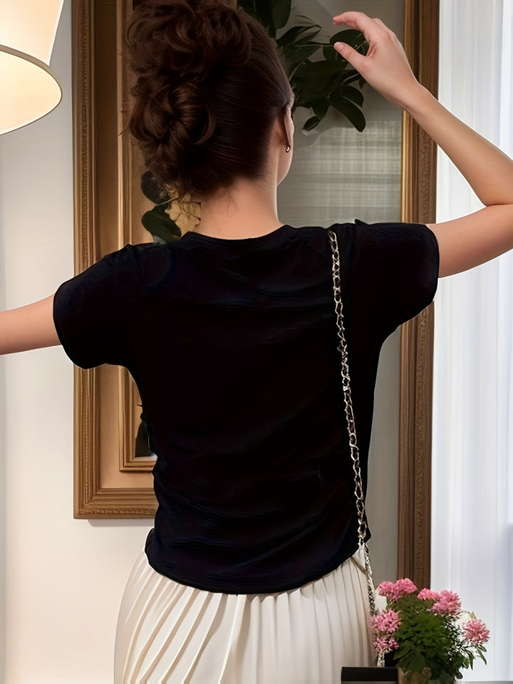 Camryn | Refined Half-Turtleneck Top