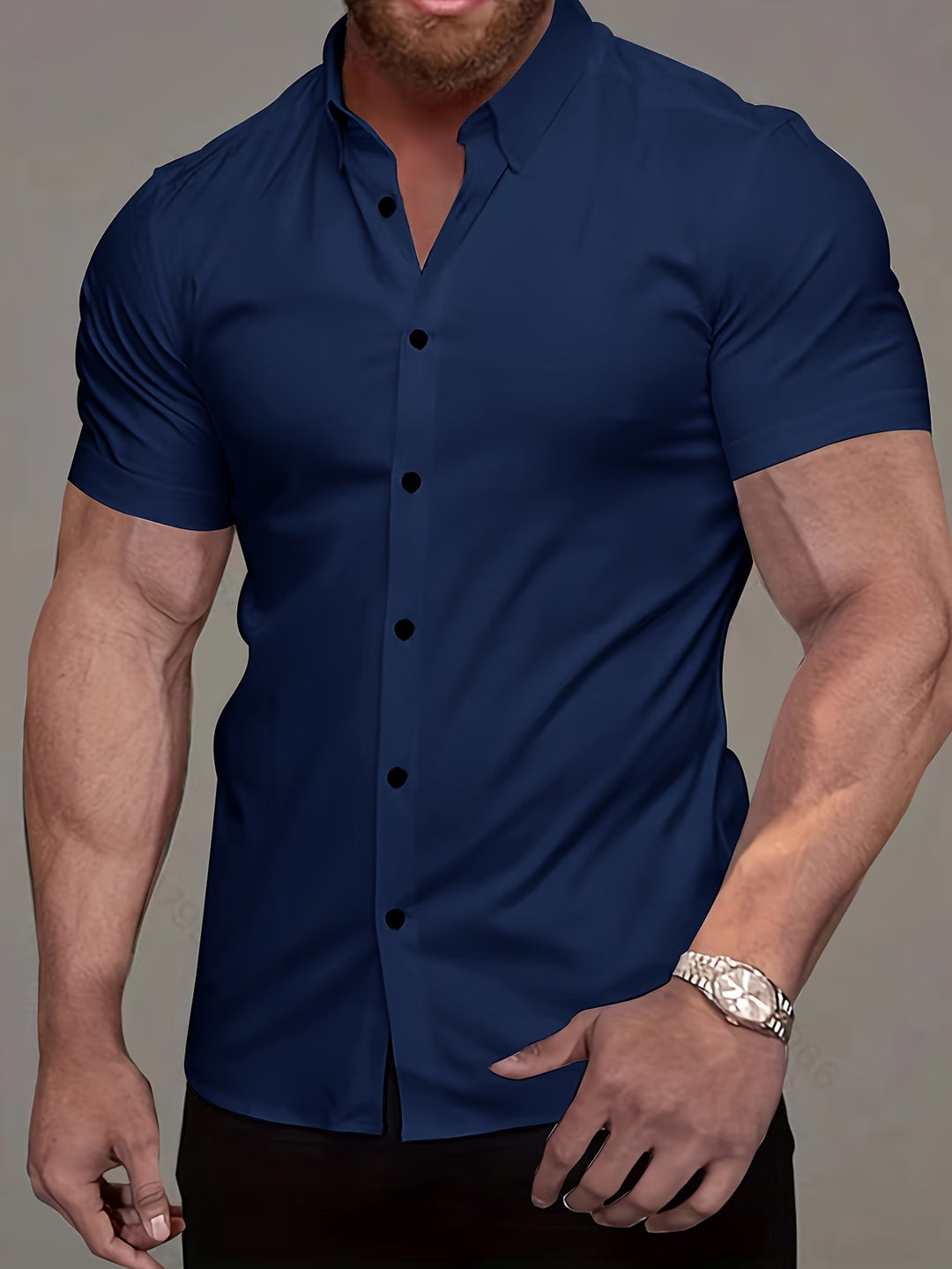 Ashton | Classic Muscle Button Shirt