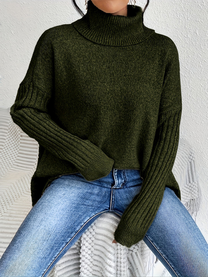 Brooke | High-Neck Relaxed Jumper