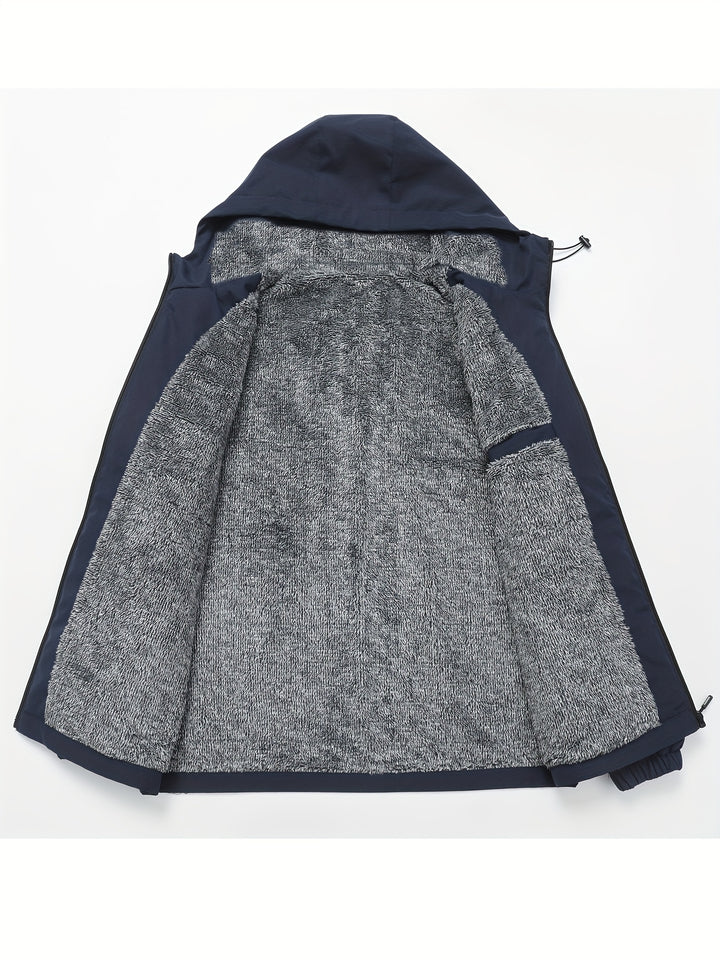 Calvin | Warm Hooded Zip-Up Jacket