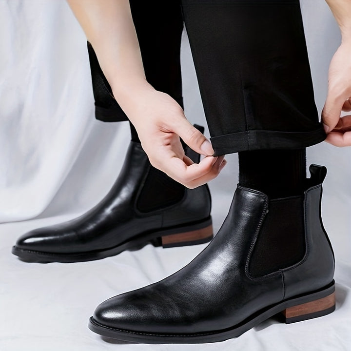 Thaddeus | Polished Chelsea Boots