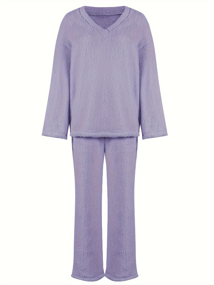 Nora | Relaxed V-Neck Two-Piece Set