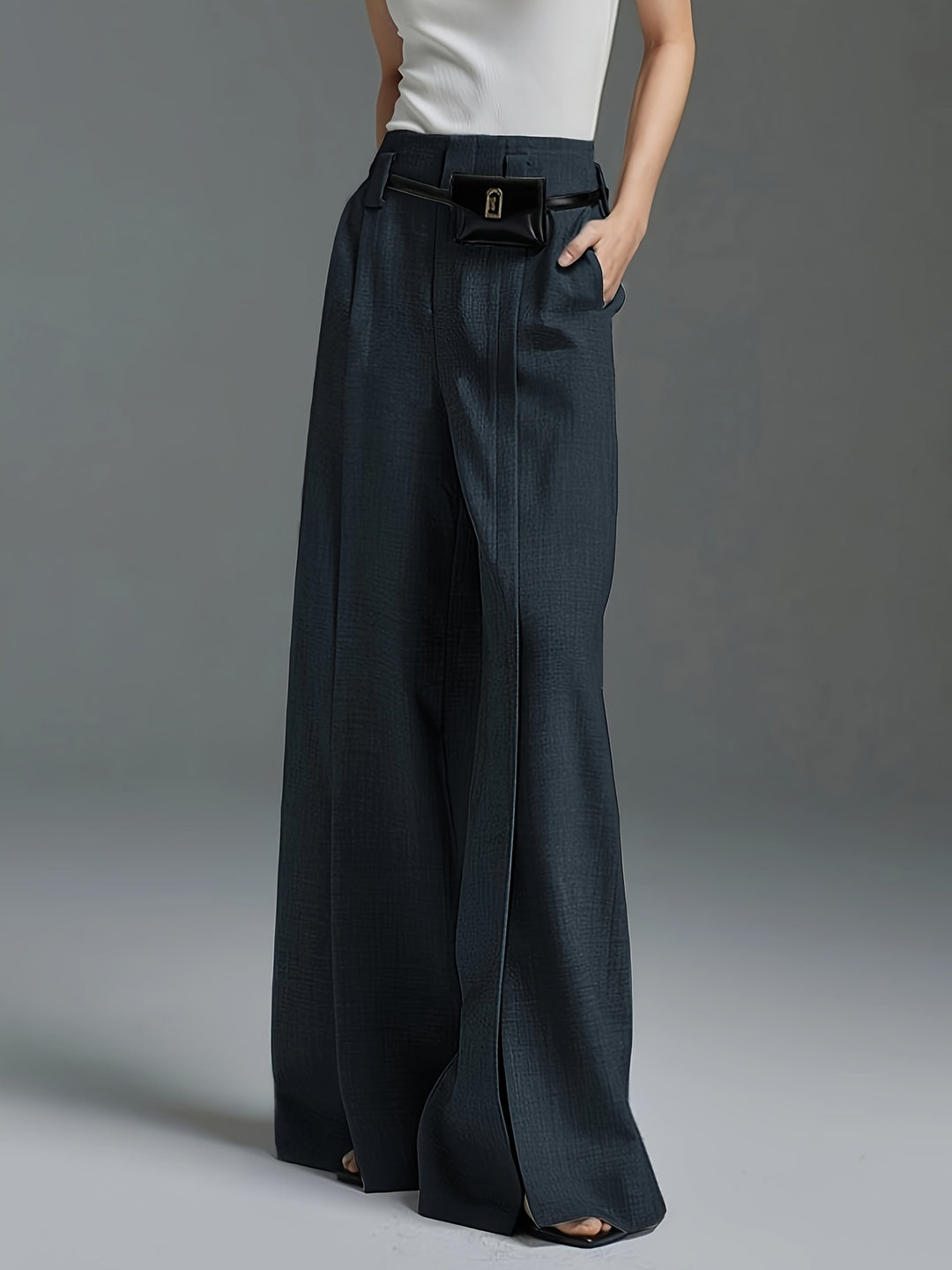Whitney | Wide-Leg Tailored Trousers