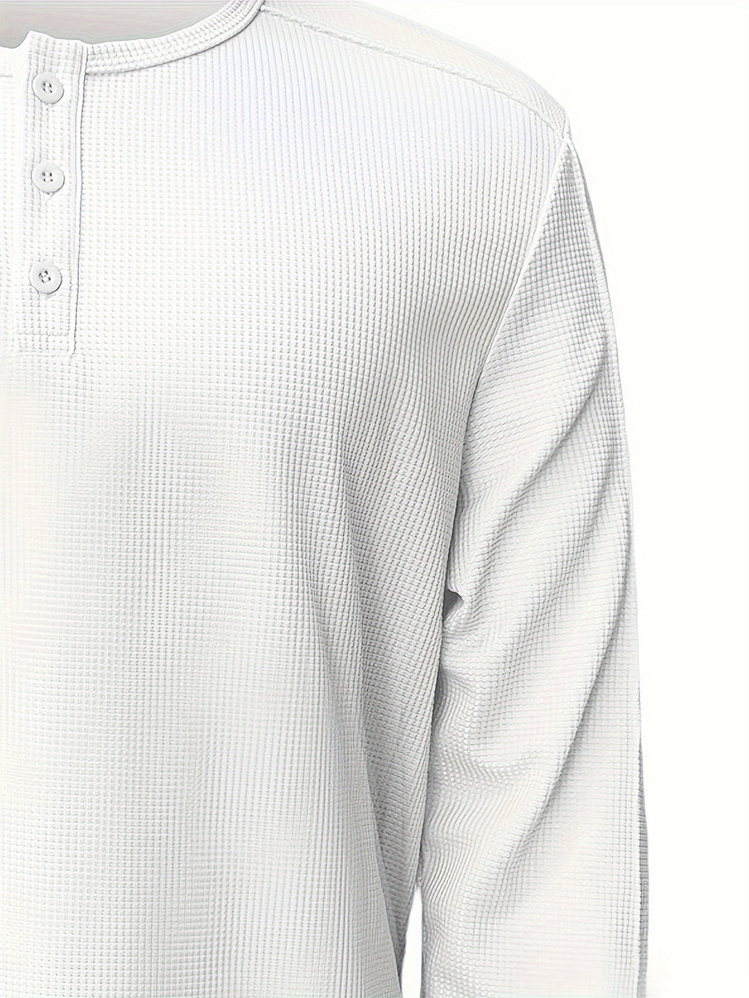Lincoln | Textured Henley Shirt