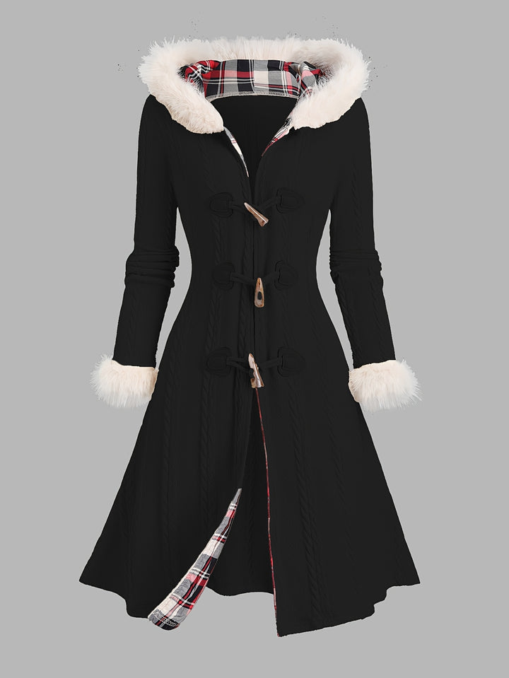 Talia | Toggle-Button Hooded Coat
