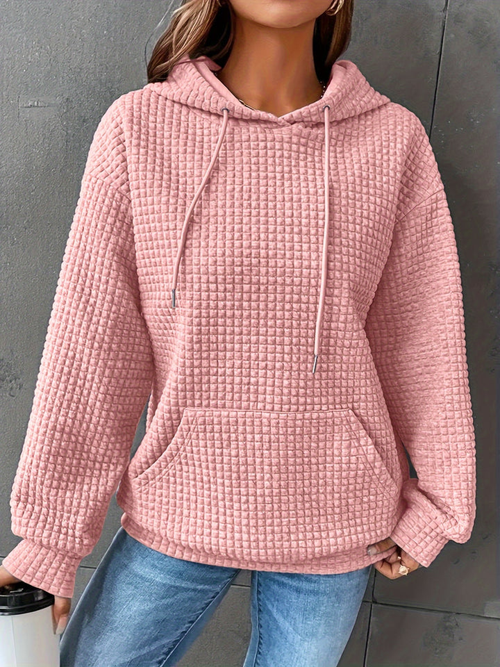 Rosaline | Textured Relaxed Hoodie