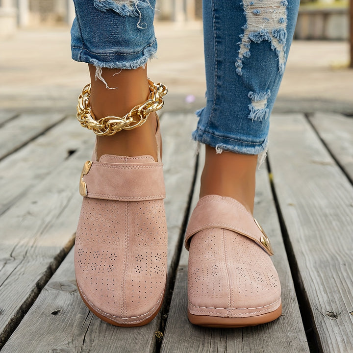 Loretta | Cushioned Wedge Clogs