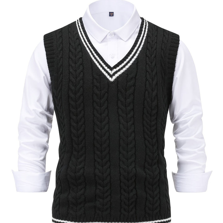 Lionel | Classic Cable-Knit Sweater Vest