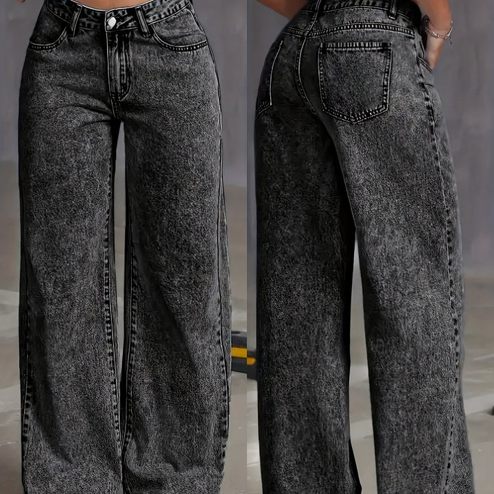 Annabel | Wide-Leg Straight Jeans