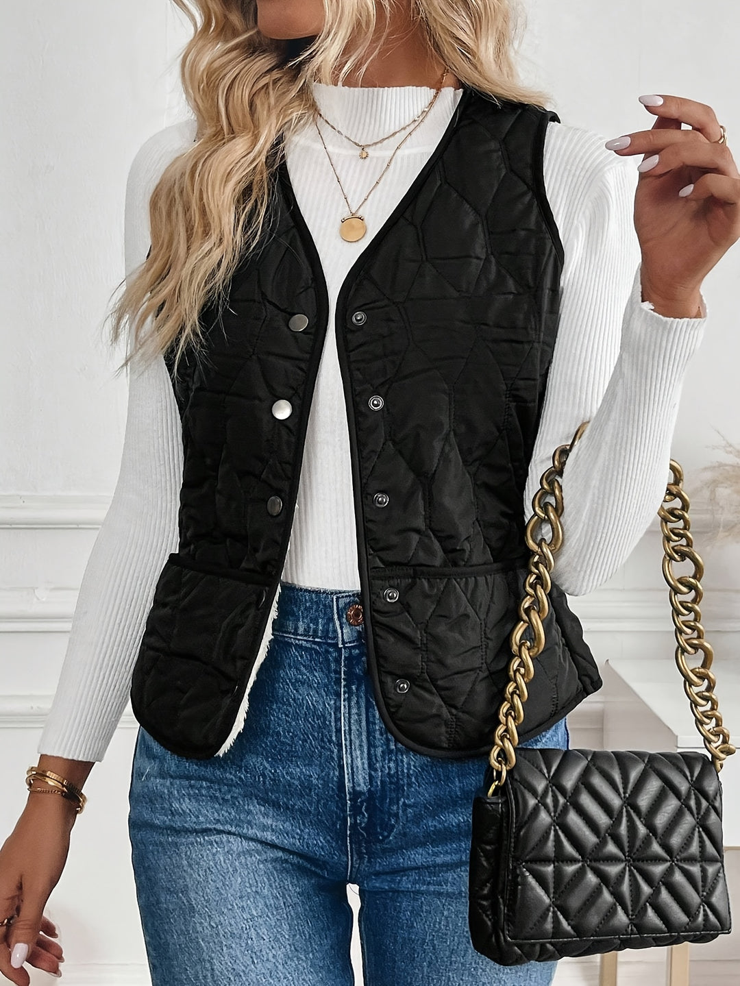 Constance | Reversible Quilted Gilet