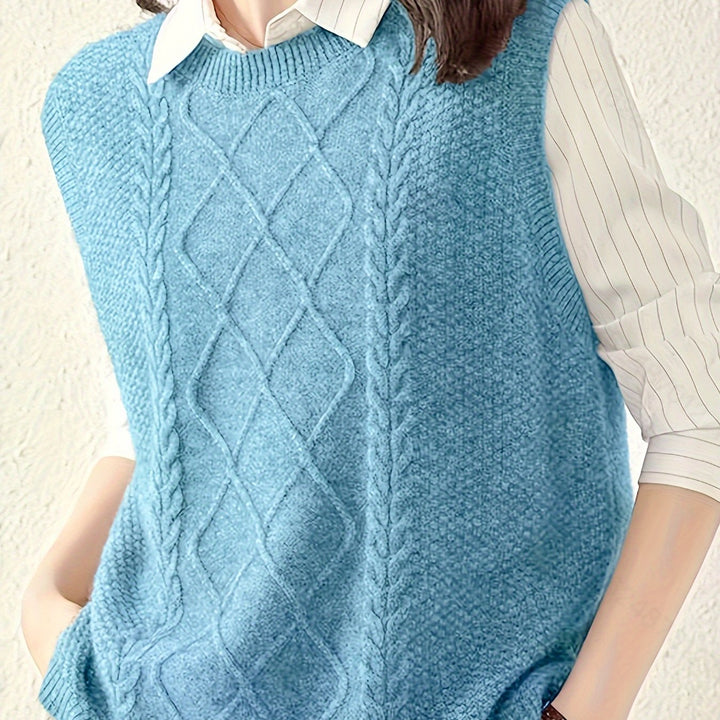 Eliza | Cable-Knit Vest
