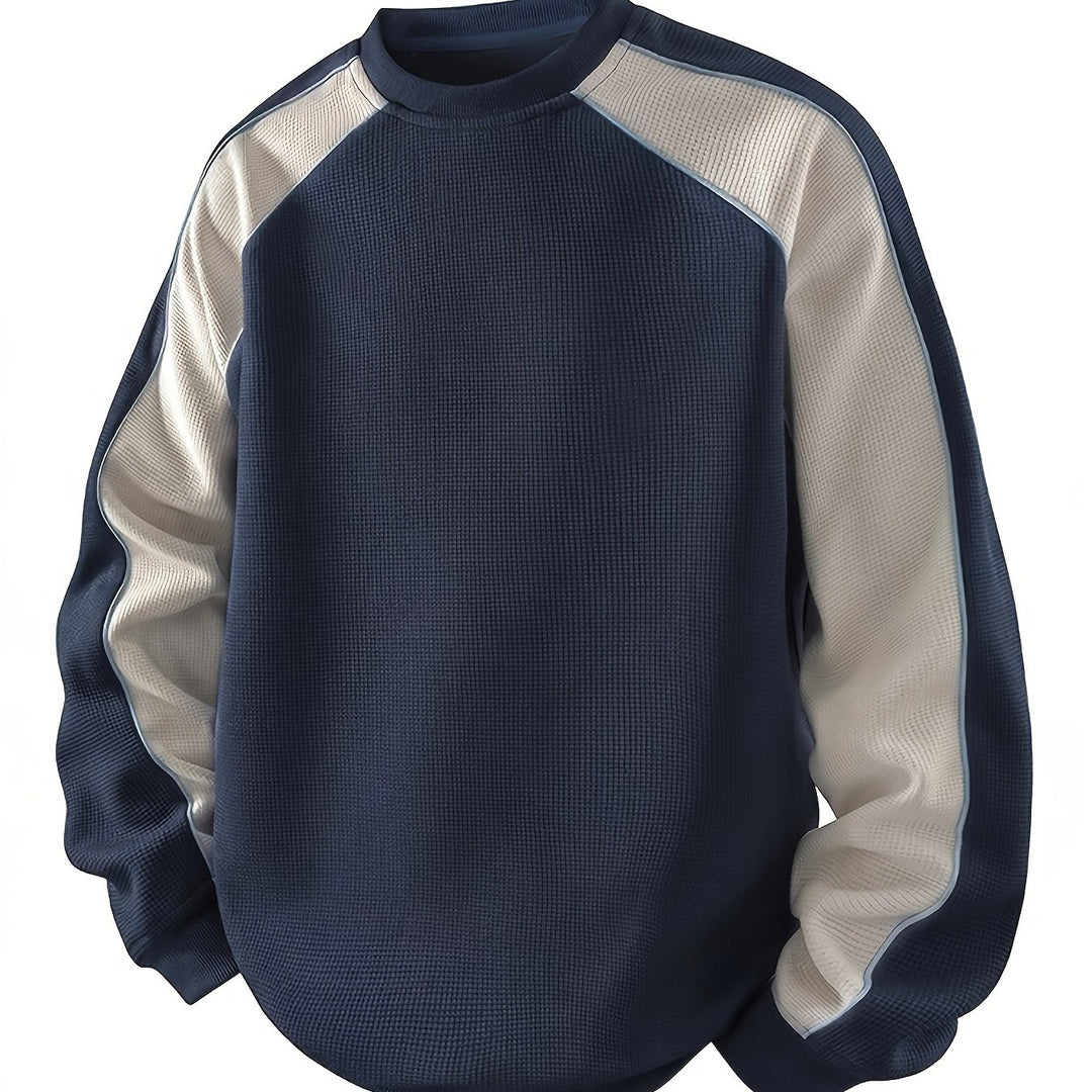 Dean | Colour-Block Crewneck Sweatshirt