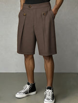 Barnaby | Tailored Pleated Shorts